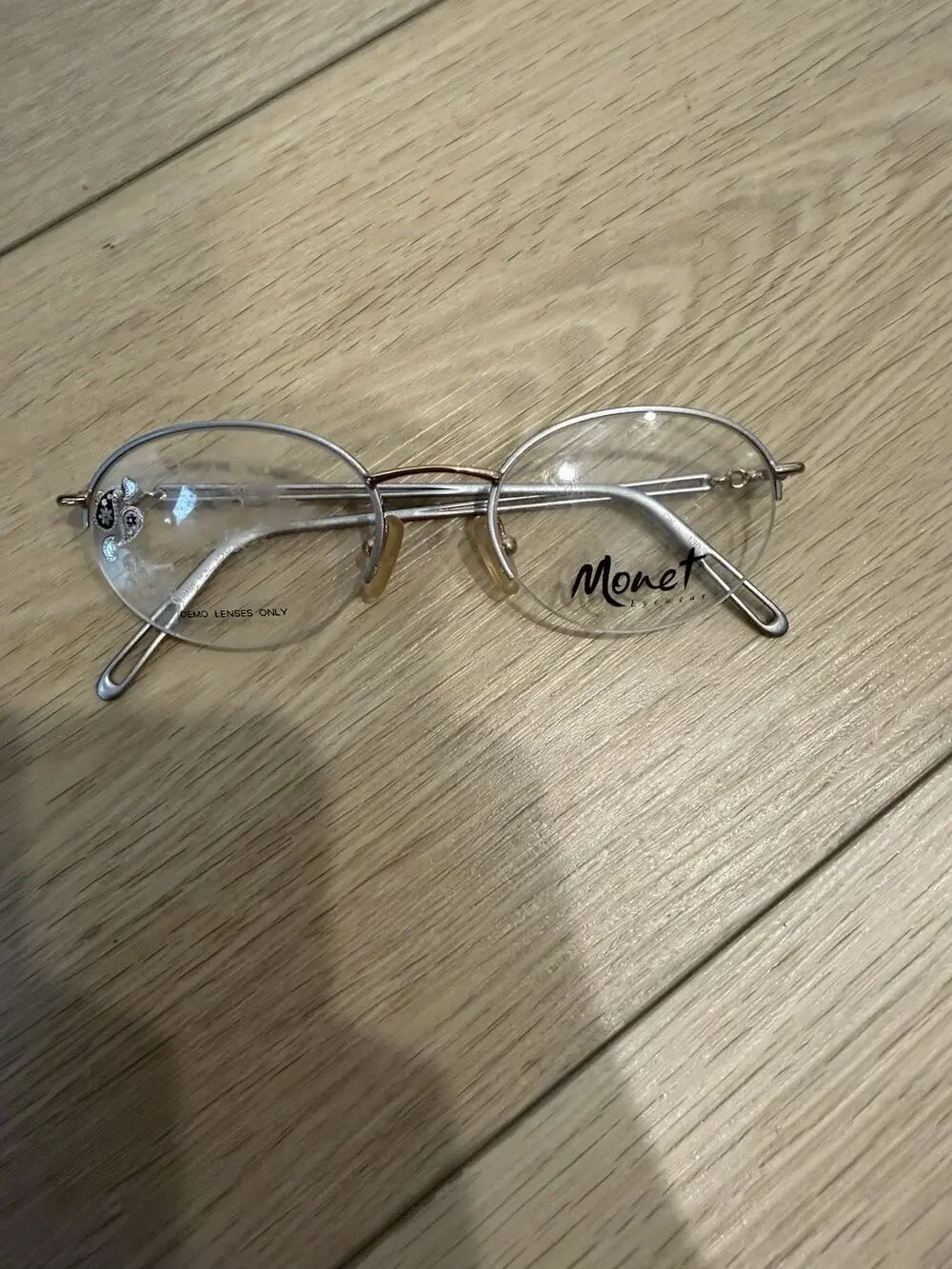 Monet Eyewear MT-76 Marine 49-19 Gold Eyeglasses Frame